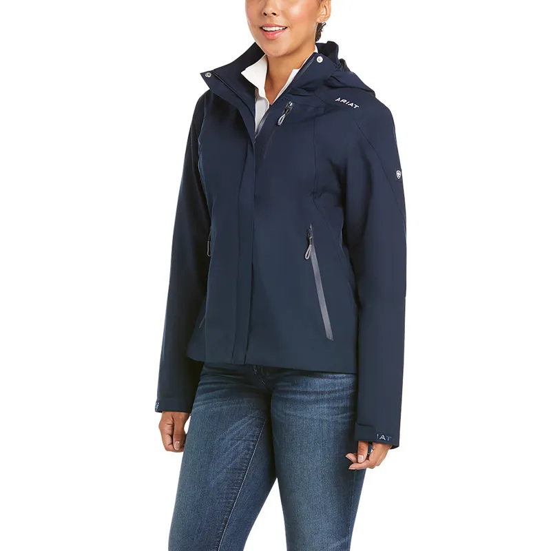 Ariat Coastal Waterproof Jacket in Navy-3